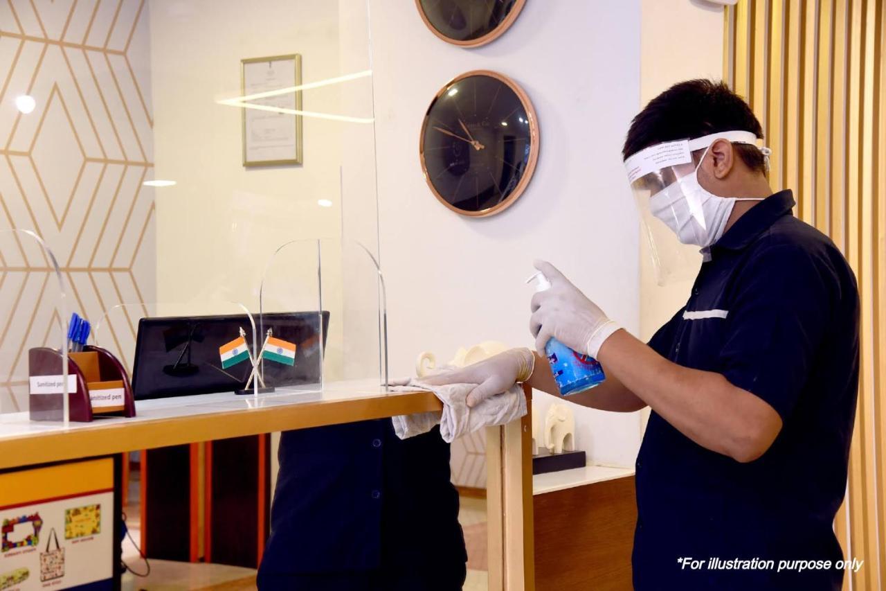 Oyo Hotel Blu Pebbles Near Delhi Airport نيودلهي المظهر الخارجي الصورة